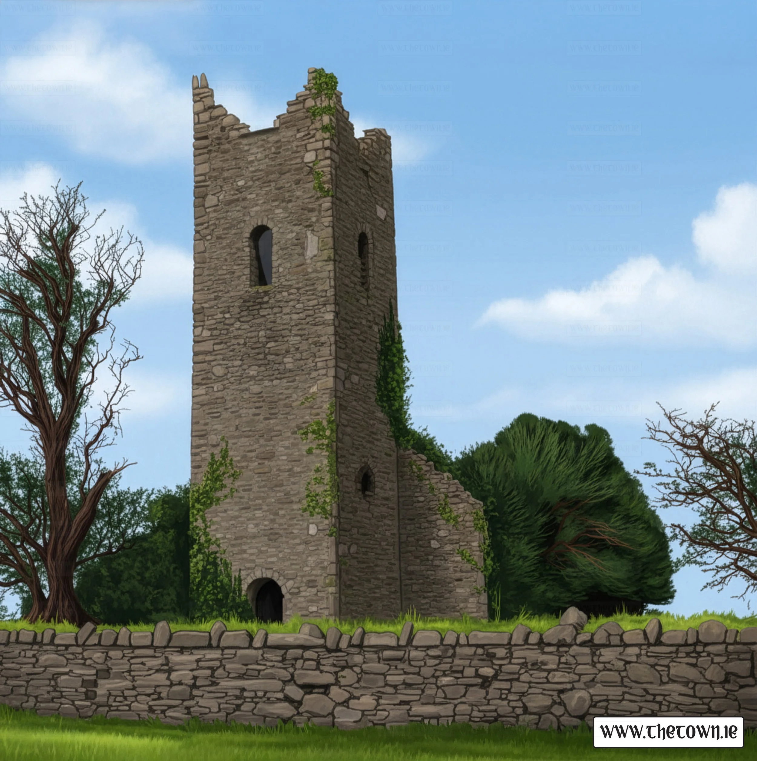 Dysart-ruin-Front-view