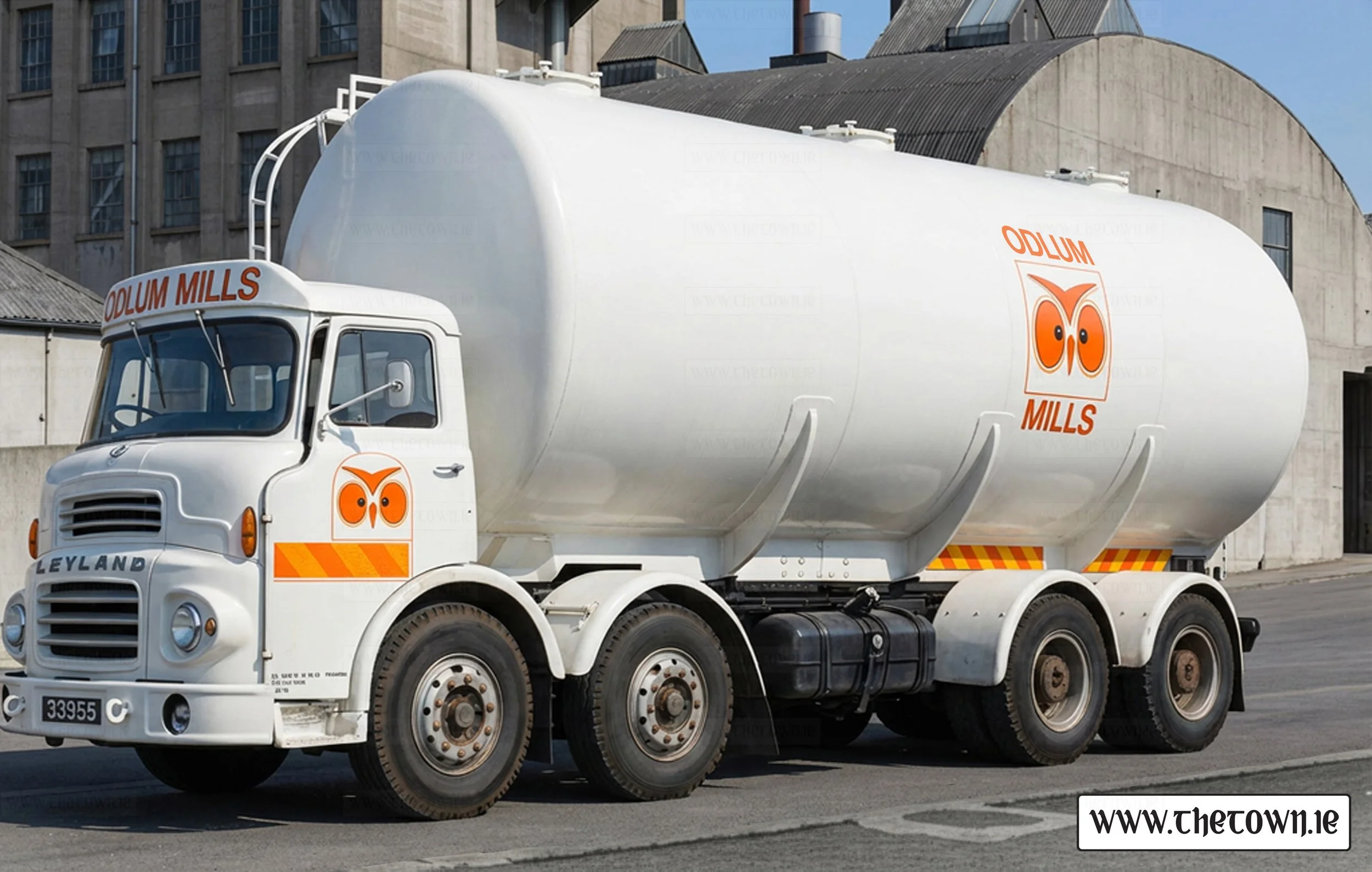 Odlums-Deliver-truck-outside-Odlums-Mill-Portlaoise