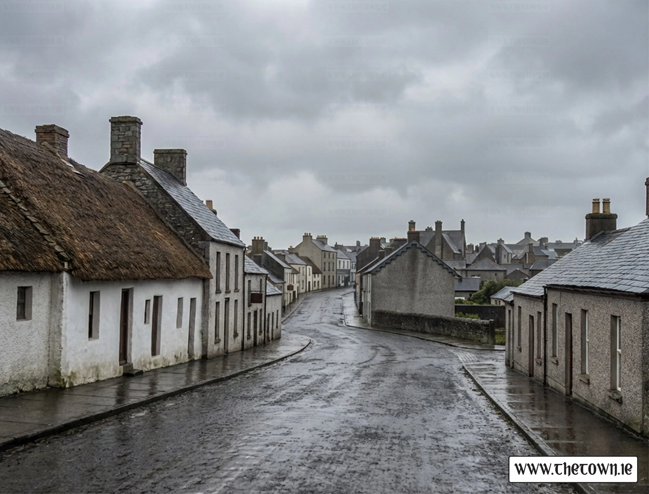 Stradbally Road looking to Bridge Street - Portlaoise