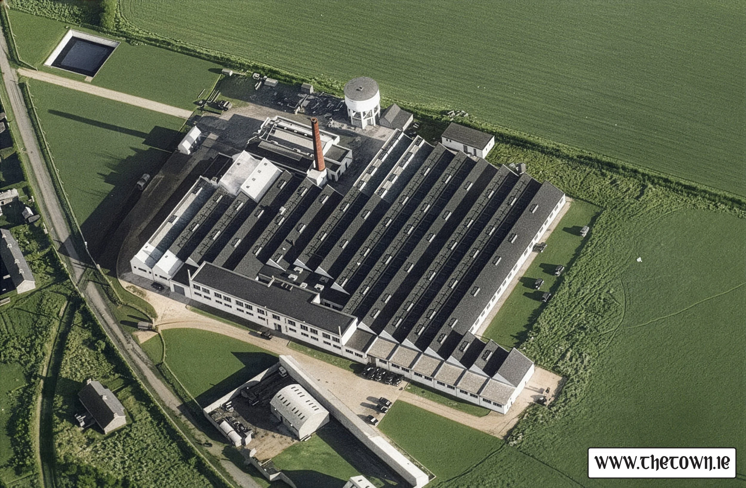 Irish-Worsted-Mills-Portlaoise---Aerial-Photo