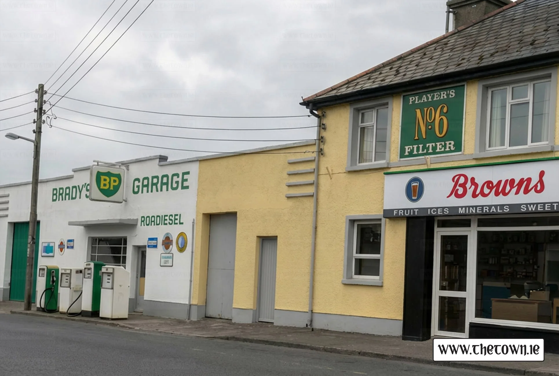 Brown’s Shop and Brady’s Garage -  Dublin Road - Portlaoise