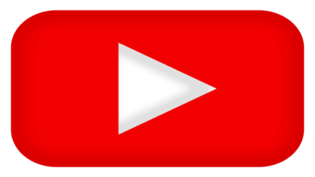 YouTube play button icon with a red background and a gray triangle in the center.
