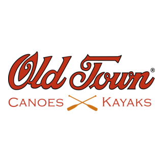 Logo for Old Town Canoes and Kayaks with crossed paddles.