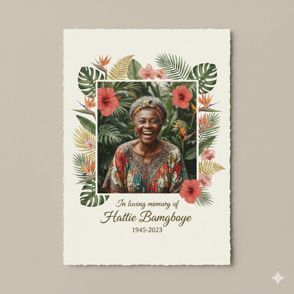 How to put together a funeral Order of Service.