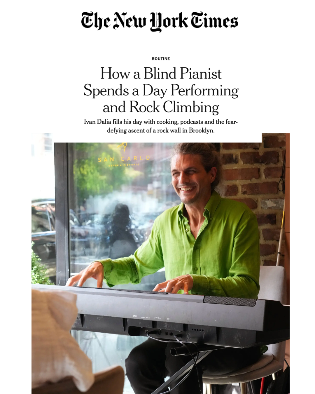 Ivan Dalia, the Pianist Who Turns Stories Into Music