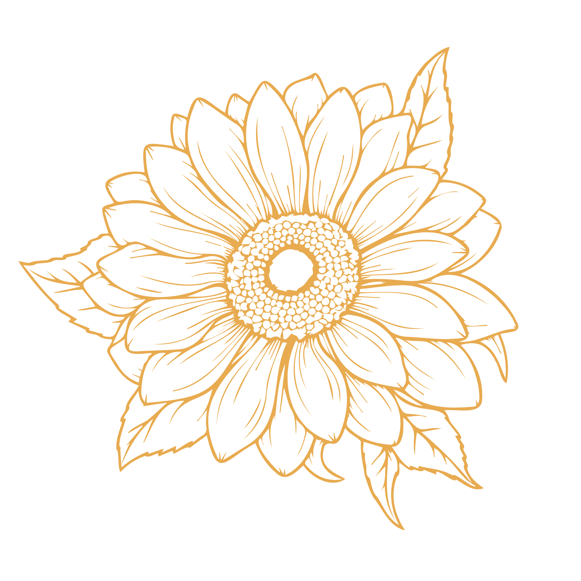 Single Gold Flower
