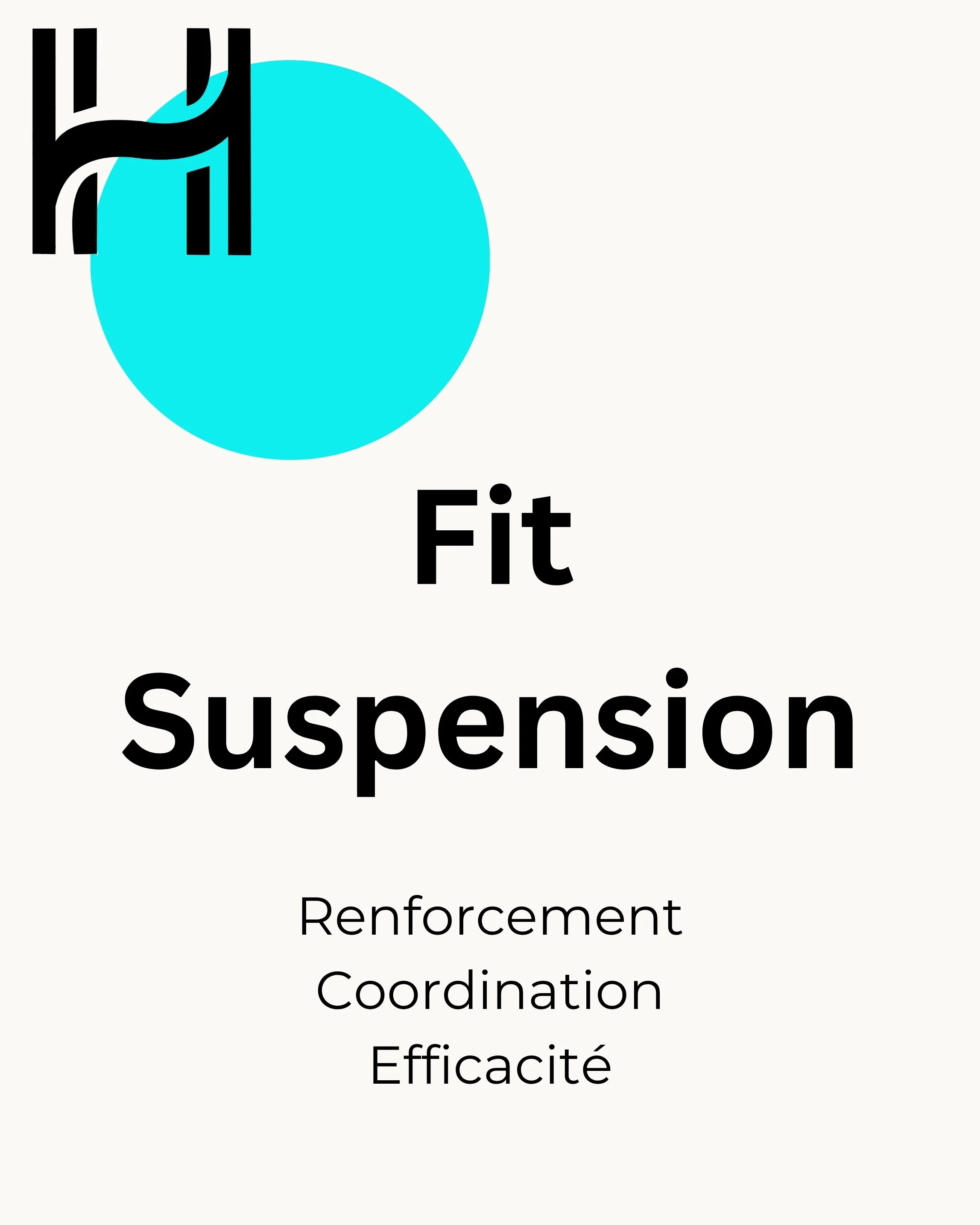 Diagramme avec un cercle bleu clair et des mots en français et en anglais liés à la gestion et à la performance, tels que 'fit', 'suspension', 'renforcement', 'cof', 'efficacité', etc.