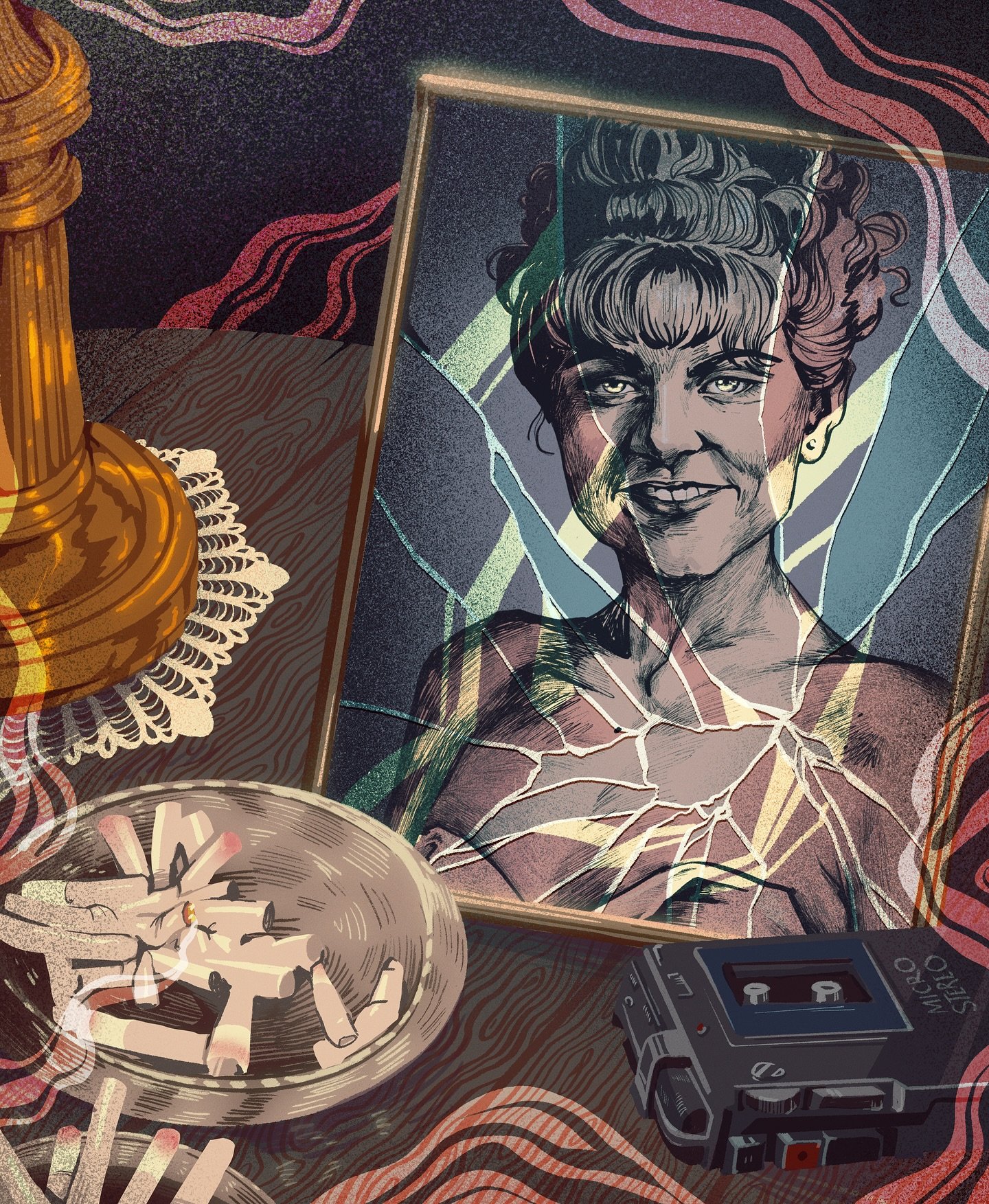 It is happening again&hellip; happy Twin Peaks day to all who celebrate, here is some lynchian art from over the years x 🍒☕️🪵🥧

#twinpeaks #davidlynch #laurapalmer #dalecooper #firewalkwithme