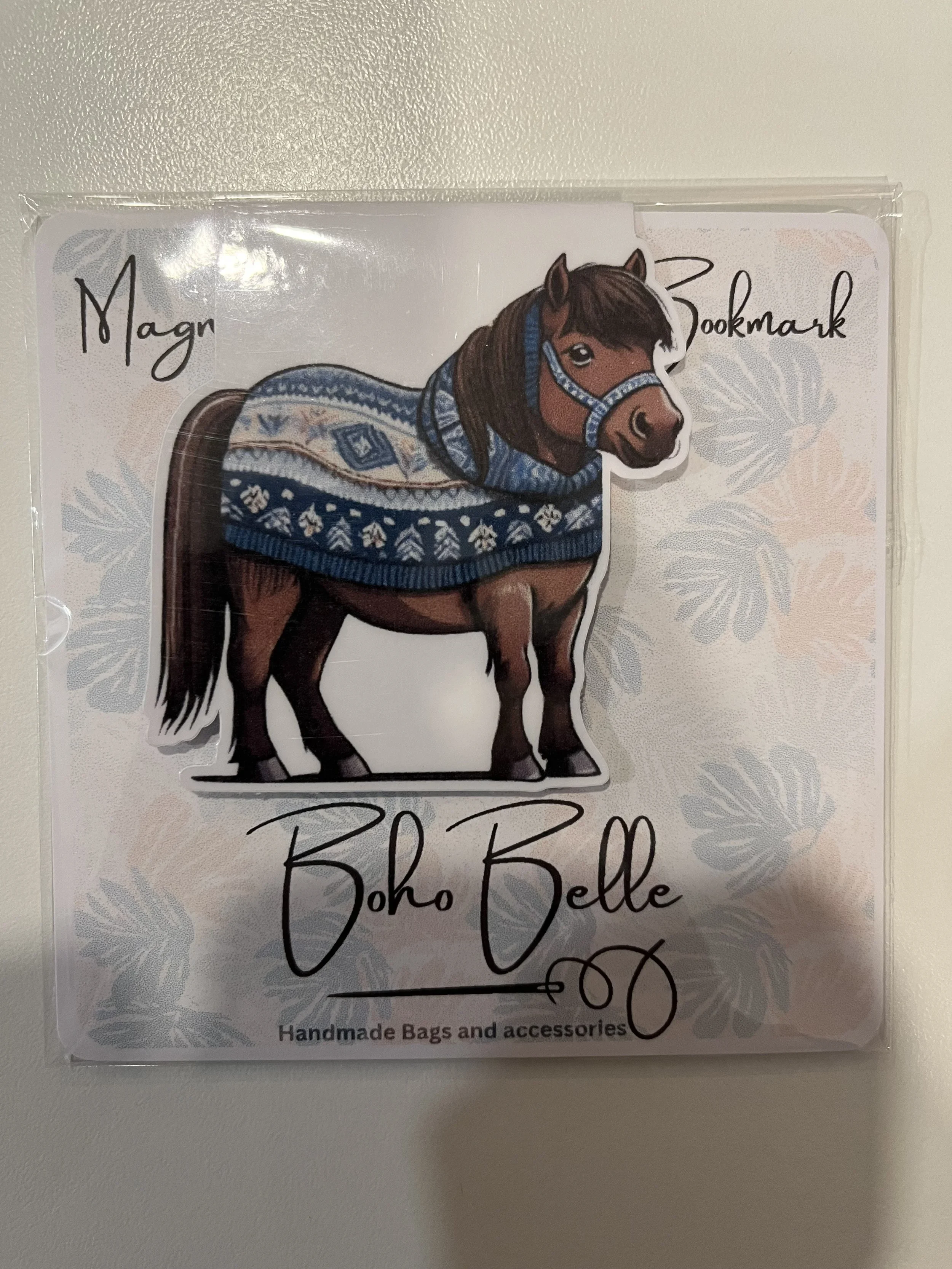 Shetland Pony Magnetic Bookmark