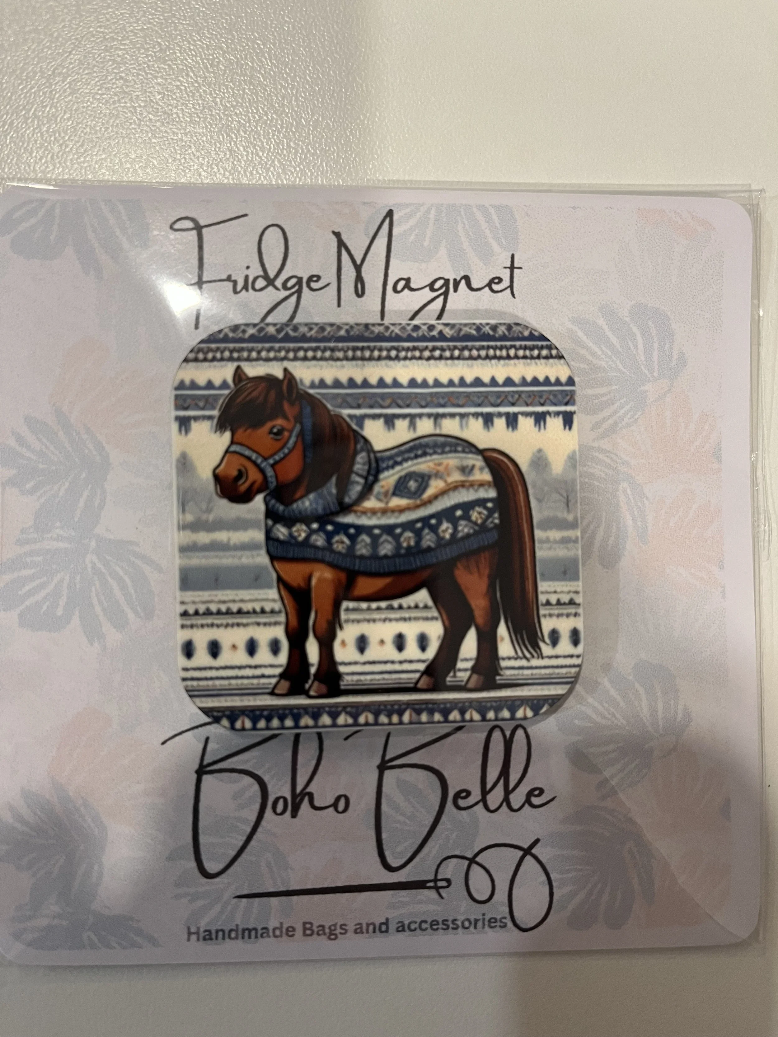 Shetland Pony Fridge Magnet