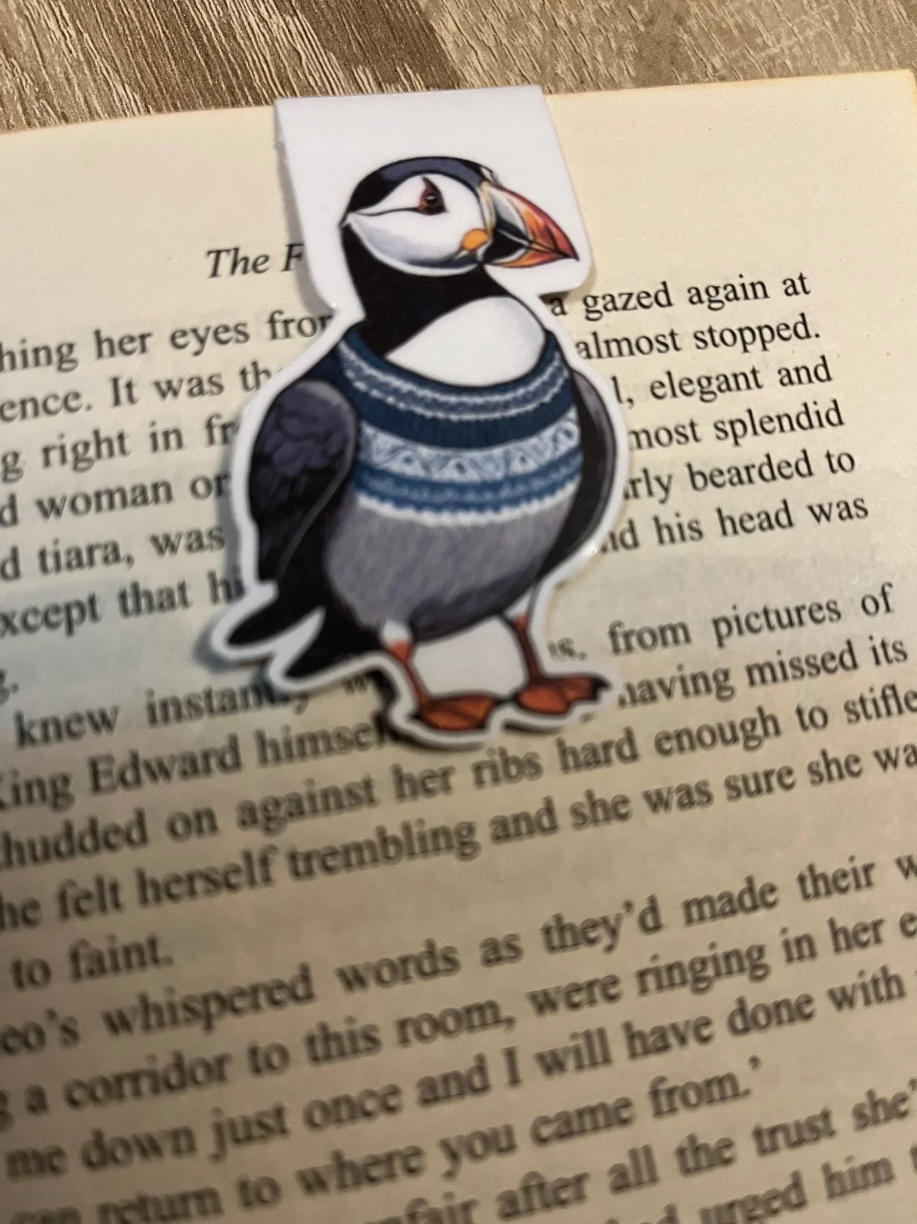 Shetland Puffin Magnetic Bookmark