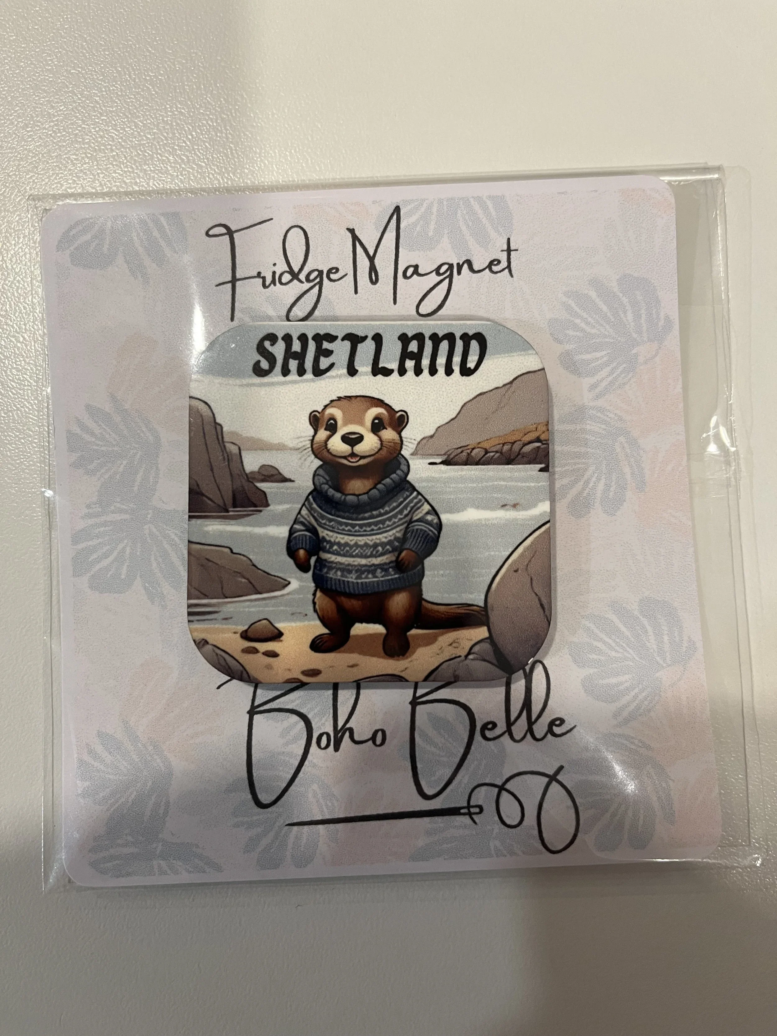 Shetland otter Fridge Magnet