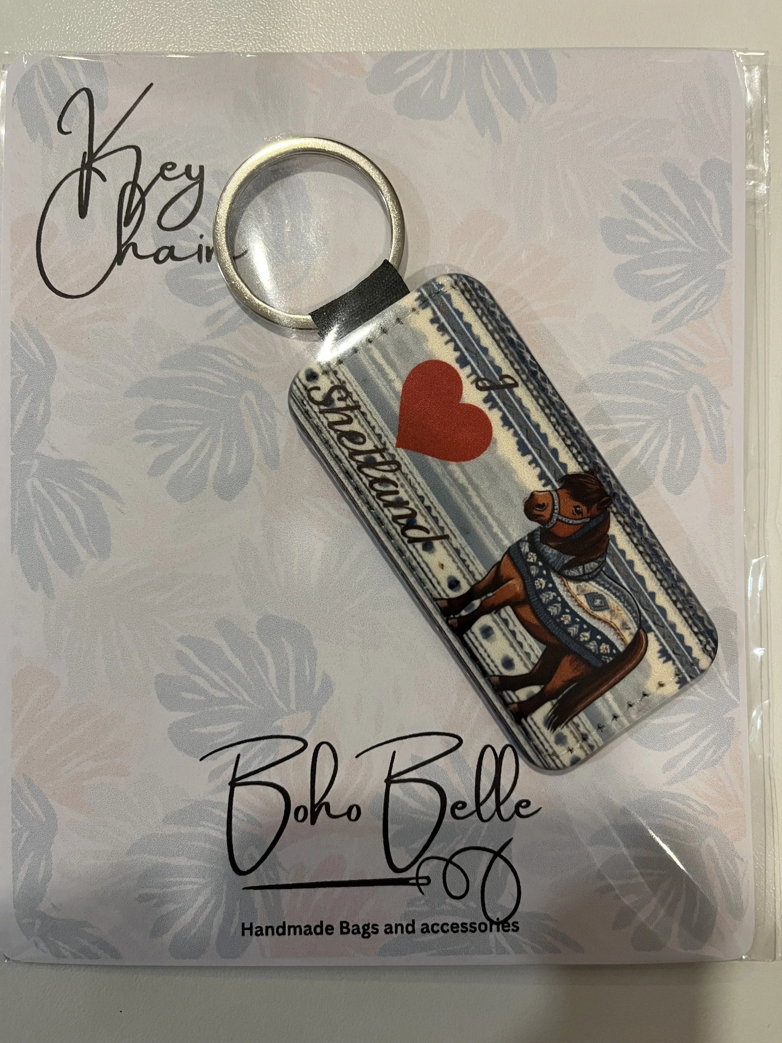 Shetland Pony Keychain