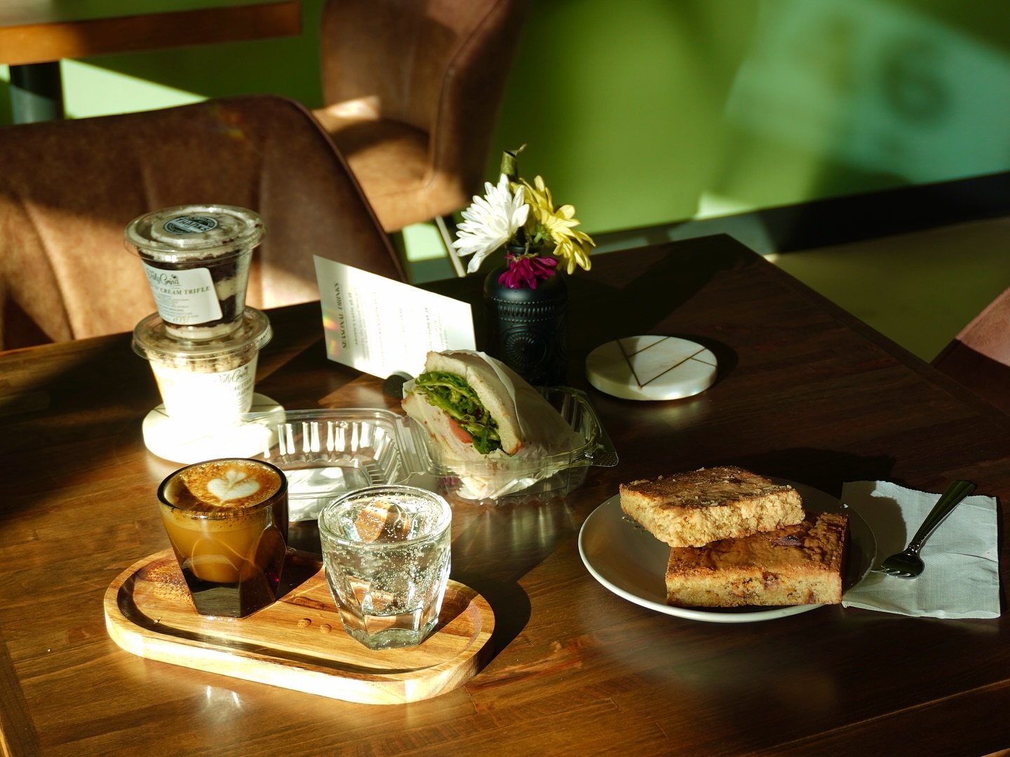 Although we love our fun seasonal drinks, it&rsquo;s hard to beat a classic cortado that&rsquo;s just done right. Our espresso blend of Colombia and Ethiopia is strong but smooth with just a bit of steamed milk

Open 6a-6p Tuesday-Saturday and 7a-4p 