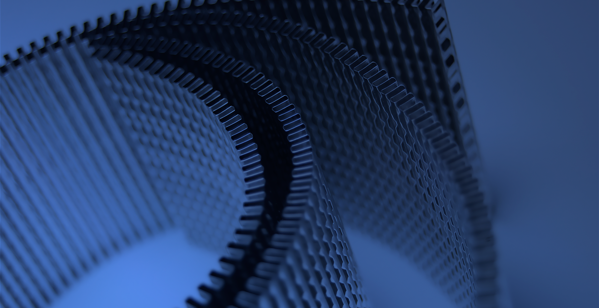 Lamellenstruktur eines Wärmetauschers für effizientes Thermomanagement in industriellen Anwendungen von Thermagenix