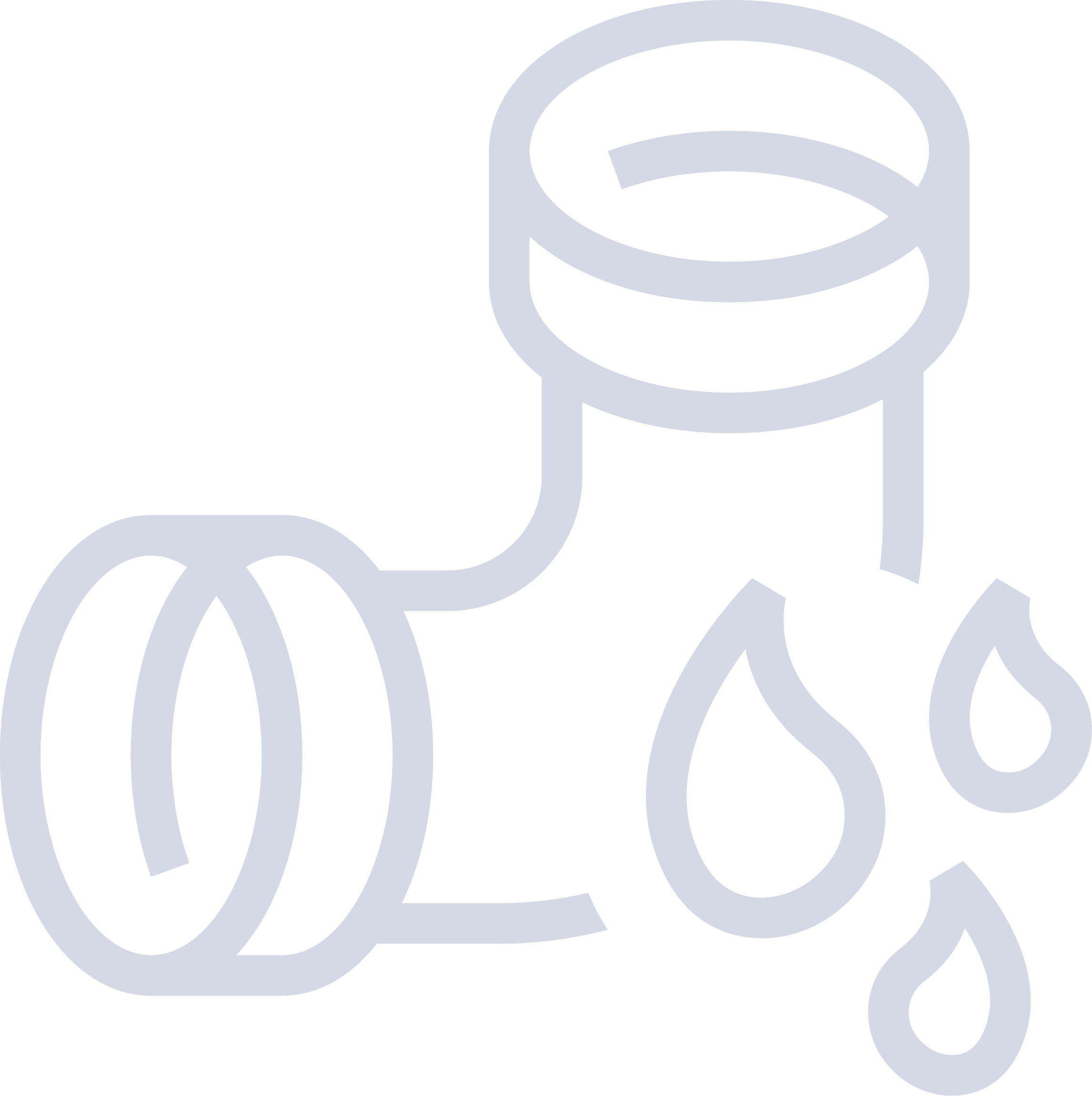 Illustratie van een oogdruppelfles met druppels die eraan hangen.