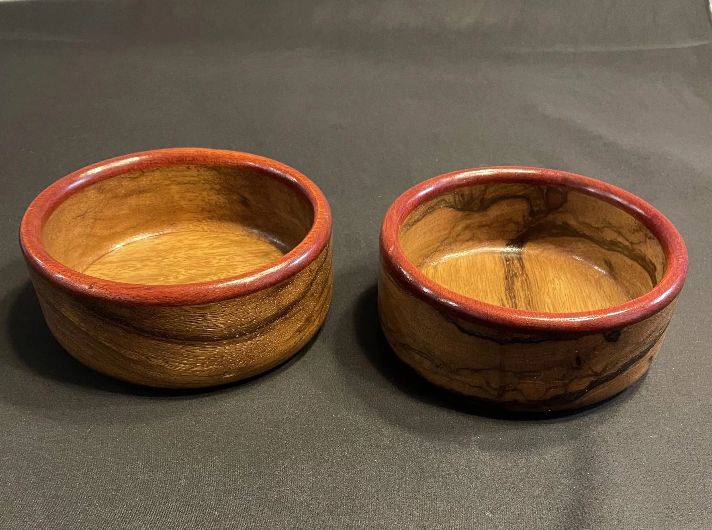 Black Limba and Bloodwood Bowl (set of 2)