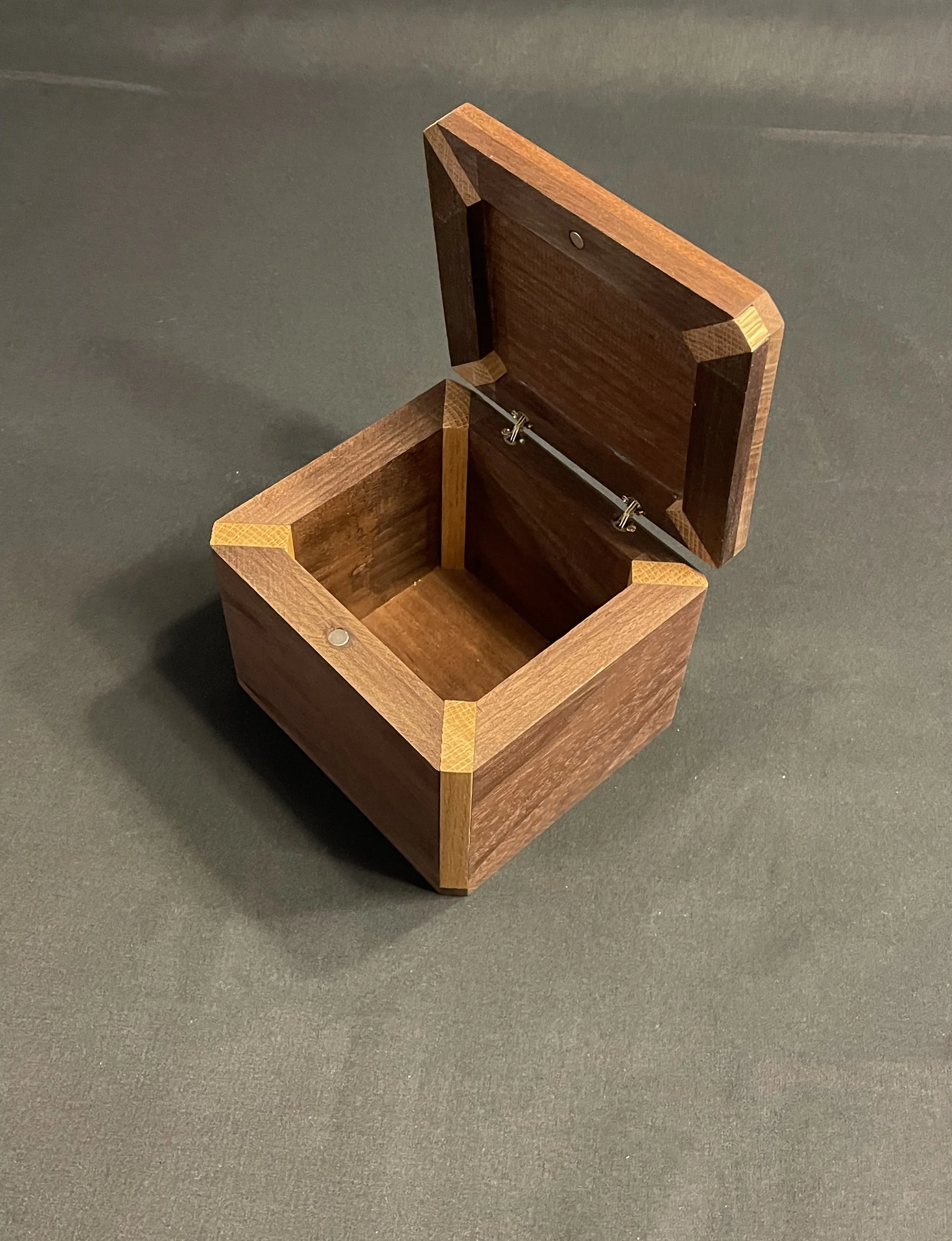 Walnut and White Oak Wooden Box
