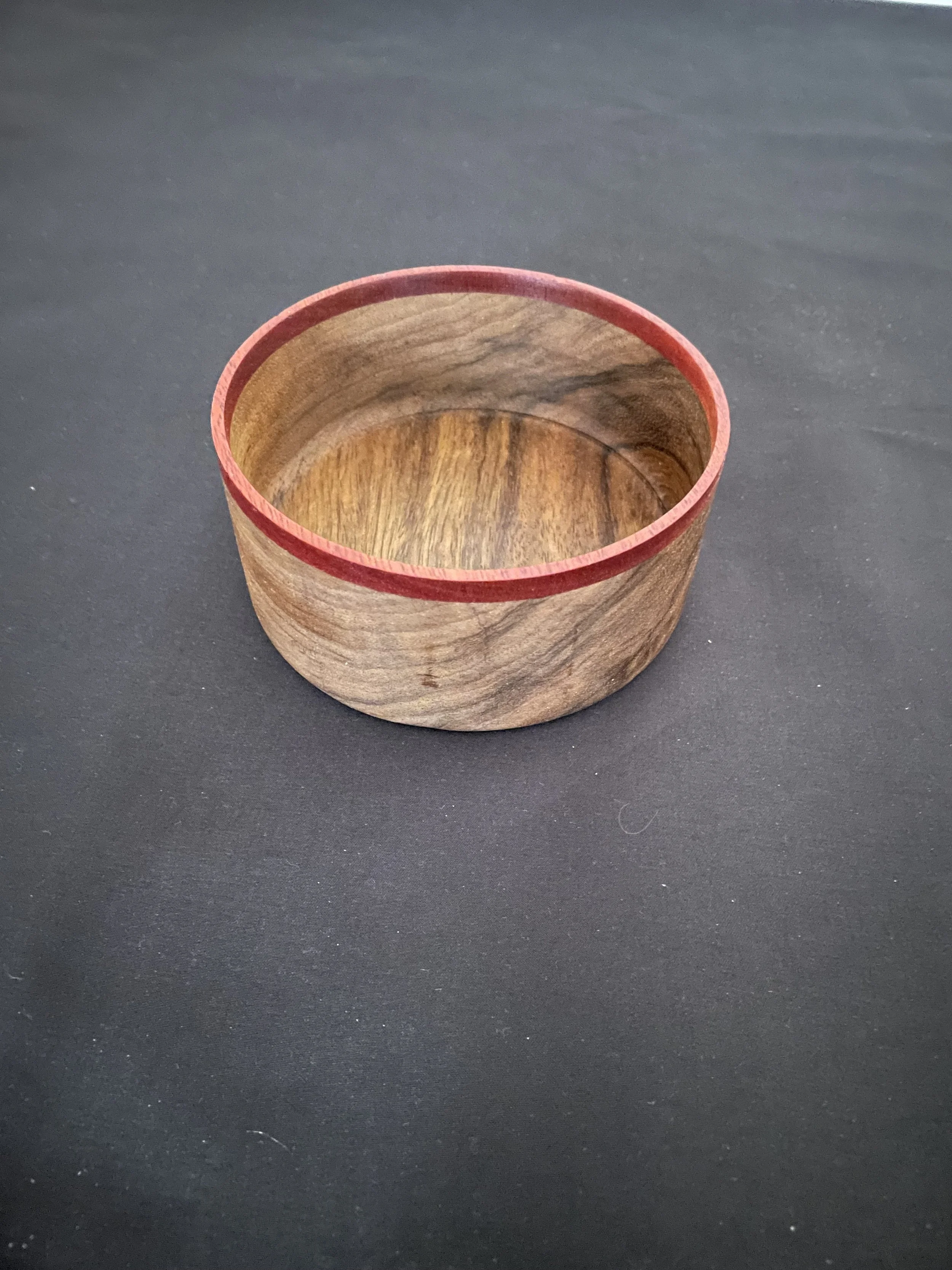 Black Limba and Bloodwood Bowl
