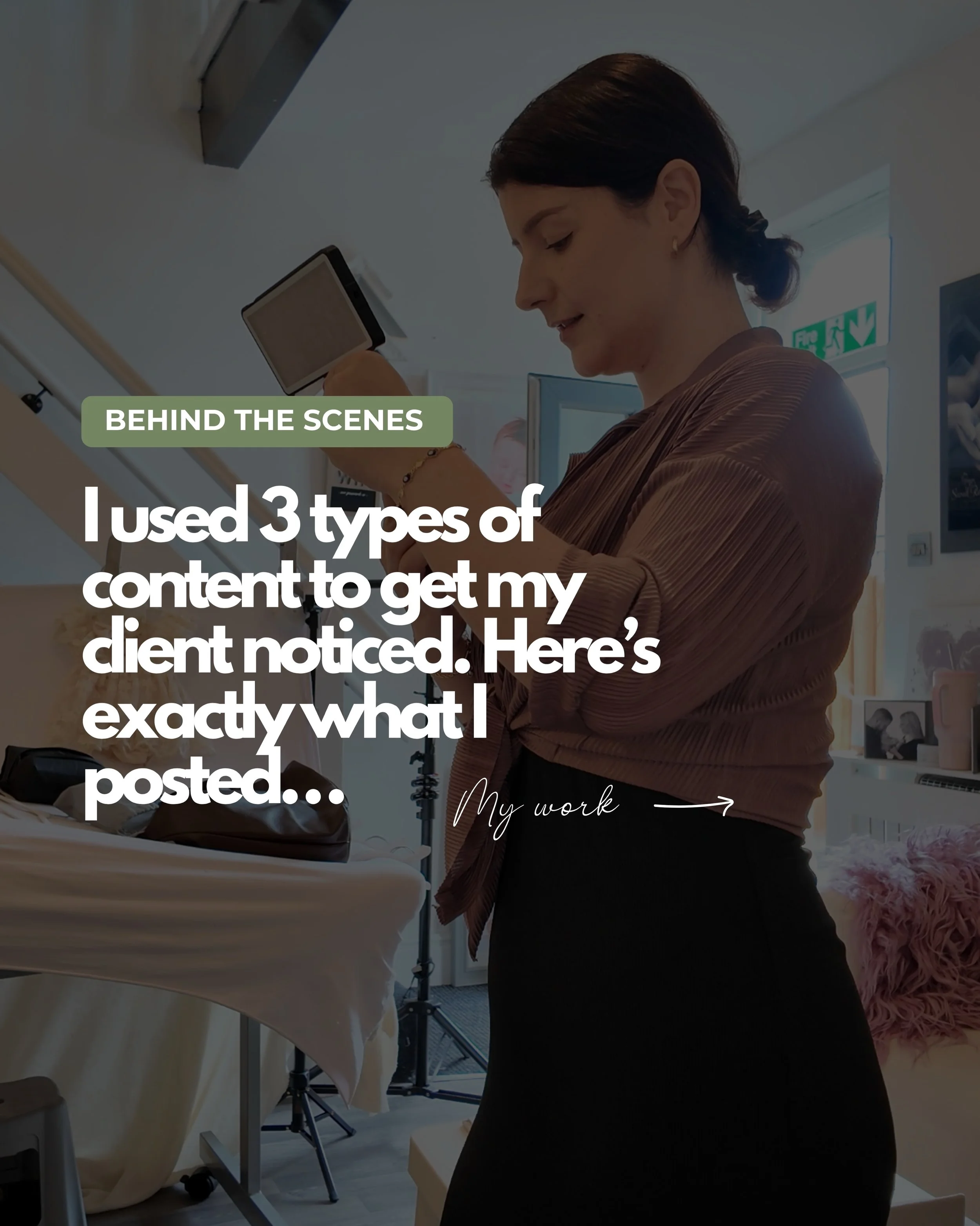What if your content wasn&rsquo;t just filling your feed, but actually had a purpose?

This is how I approached a month of content for my photographer client.

I used three types of content:

✨ Personal + trends to get people interested
✨ Value to bu