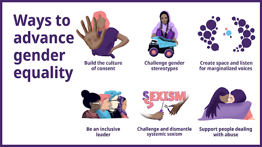 ways to advance gender equality