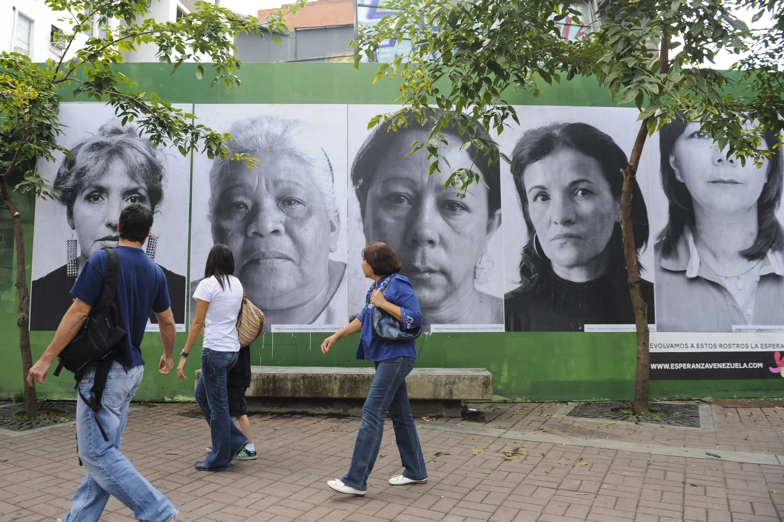 Inside Out Group Action, “Never Forgetting,” Caracas, Venezuela