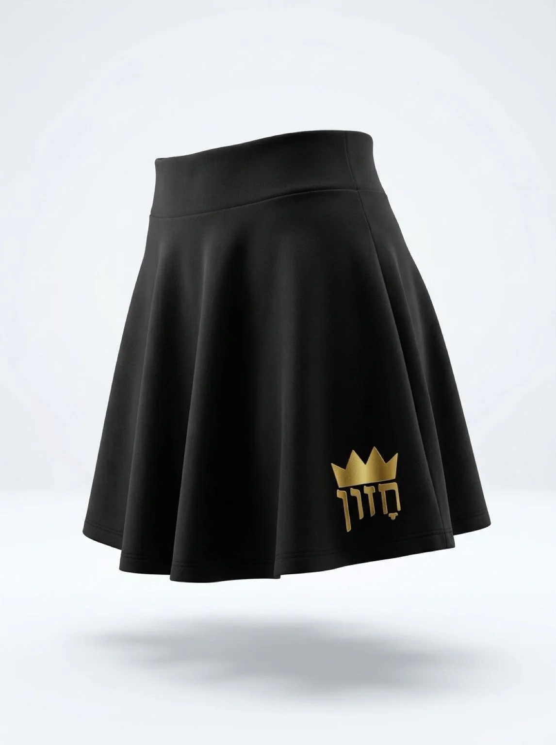 Black Logo Skort