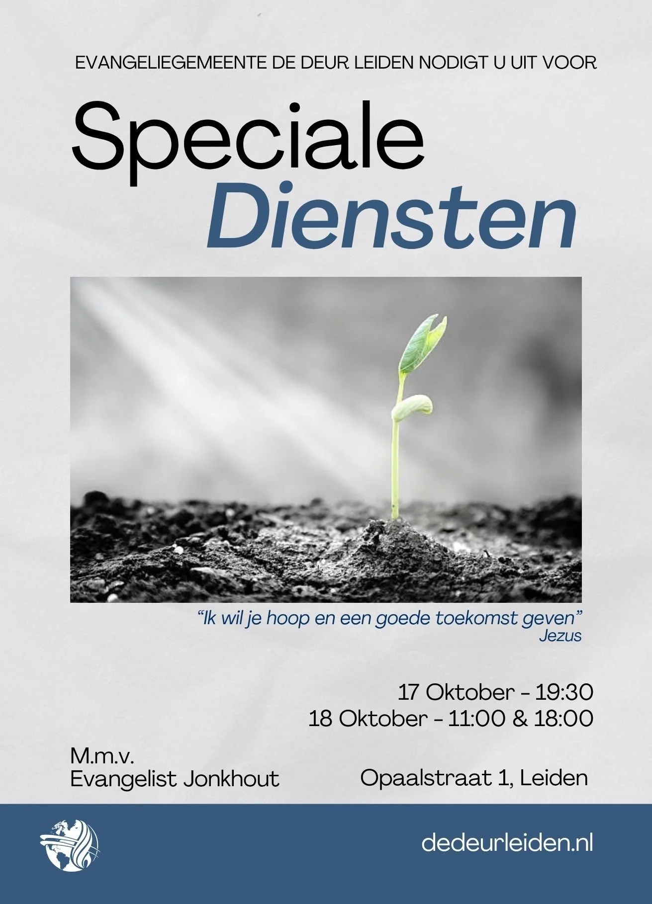 Speciale diensten met evangelist Jonkhout