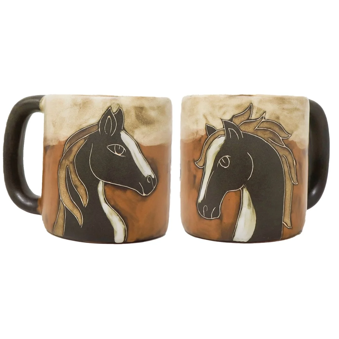 Mara Stoneware Horses mug