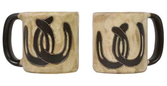 Mara Stoneware Horseshoe Mug