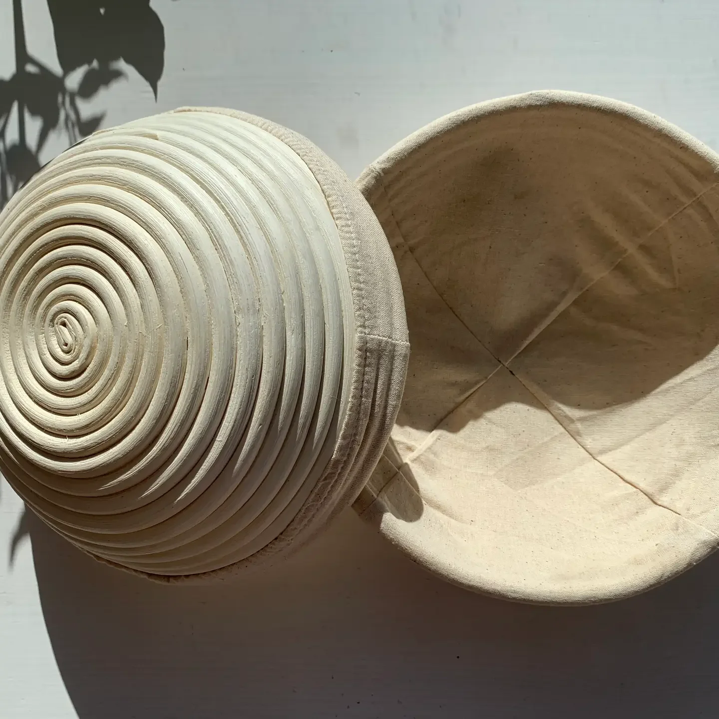 Hevekurv for surdeigsbrød - Rattan