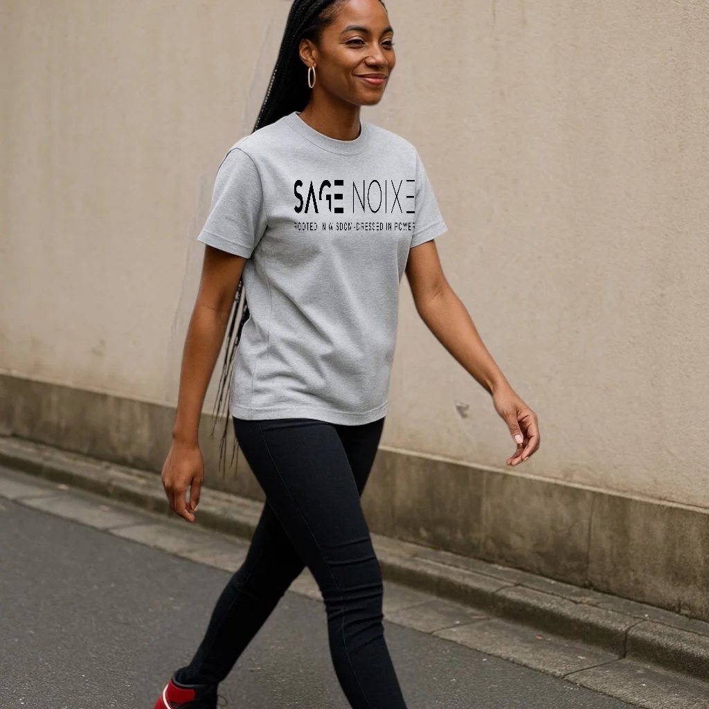 SAGE Noixe Classic T-shirt Gray