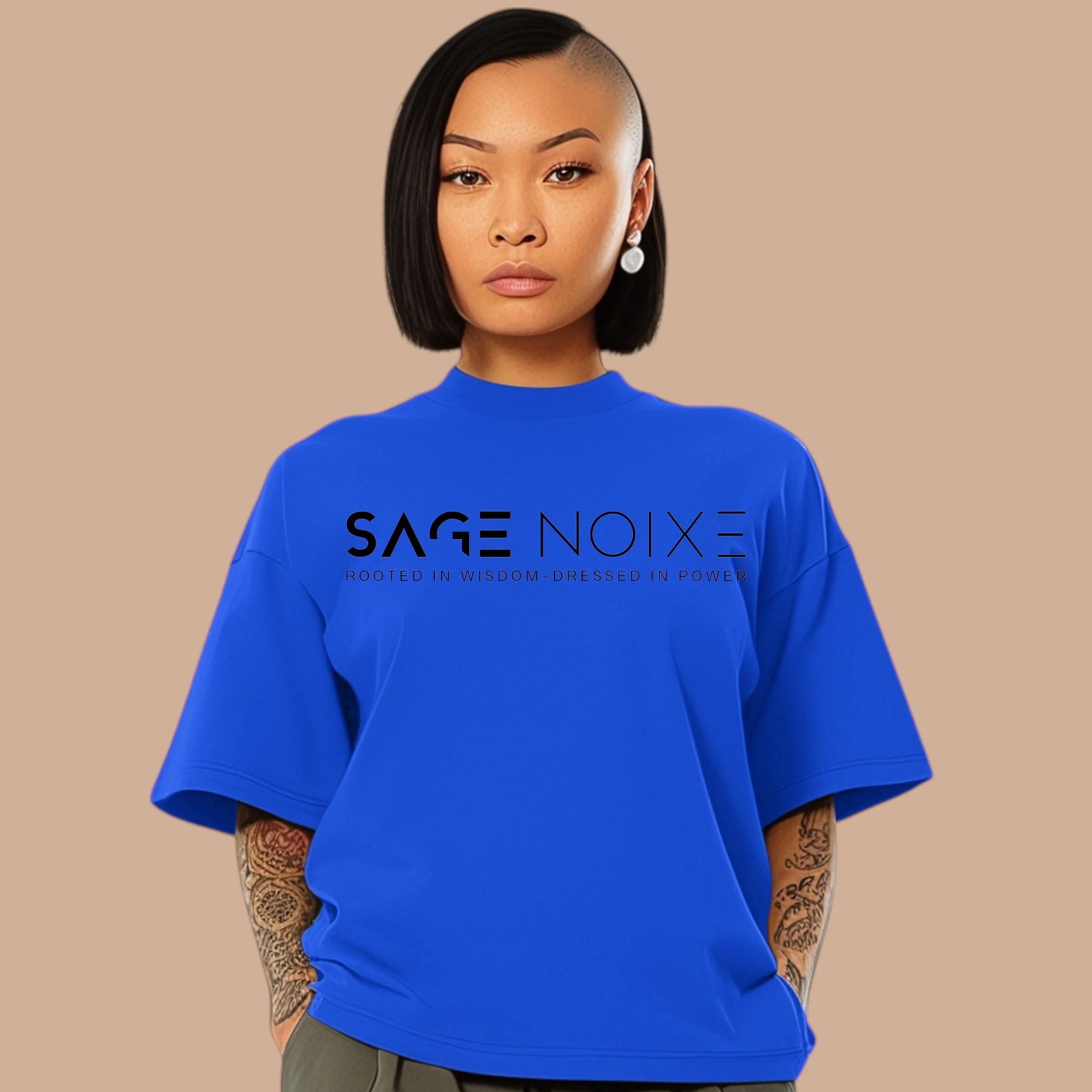SAGE Noixe Classic Royal T-shirt