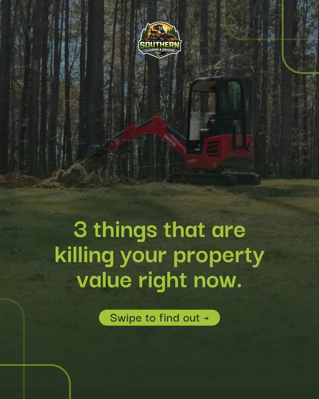 Saving this one might be worth it if you're thinking about selling, developing, or just finally dealing with that property. 👇

All three of these are more common than you'd think, and all three are a lot cheaper to fix than most people expect.

📞 F