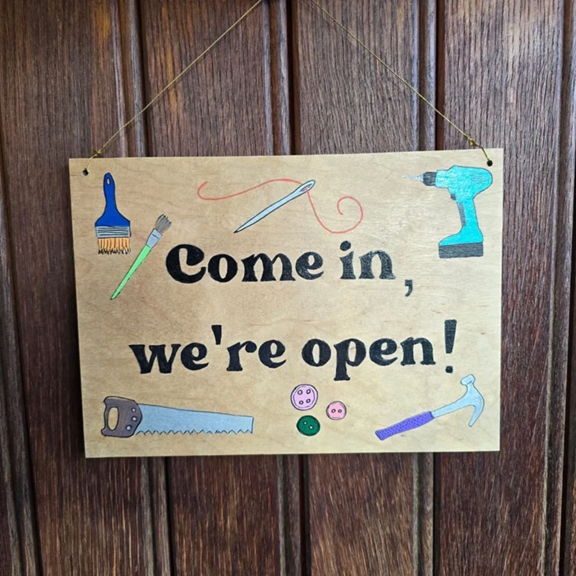 In this hands-on workshop, participants will design and create their own custom wooden sign using reclaimed wood.  Perfect for beginners and DIY enthusiasts alike