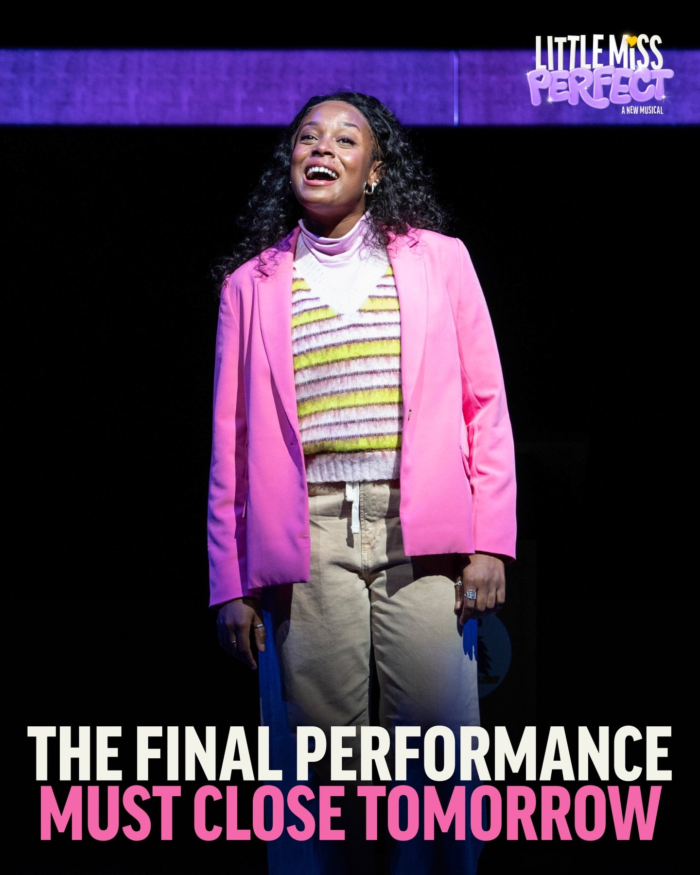 Join us tomorrow for our final performance of Little Miss Perfect! Tickets are still available don&rsquo;t miss your last chance! Tickets link in bio💜

#musical #musicaltheatre #littlemissperfect