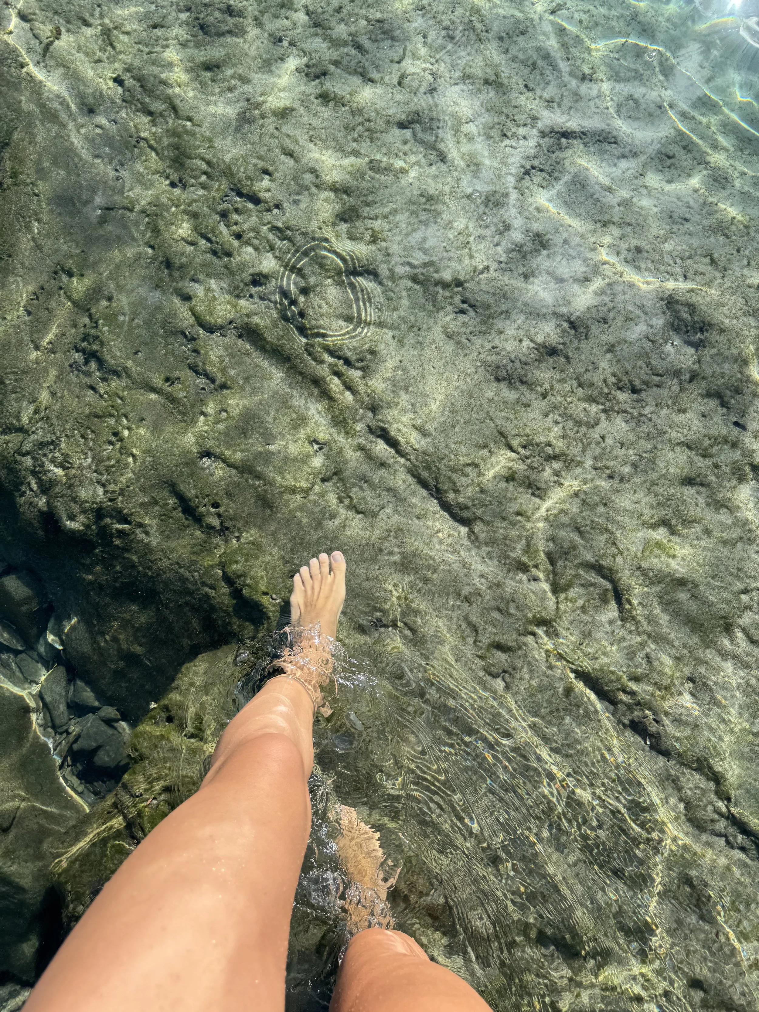 Crystal Clear Tide Pools on Guiones Beach