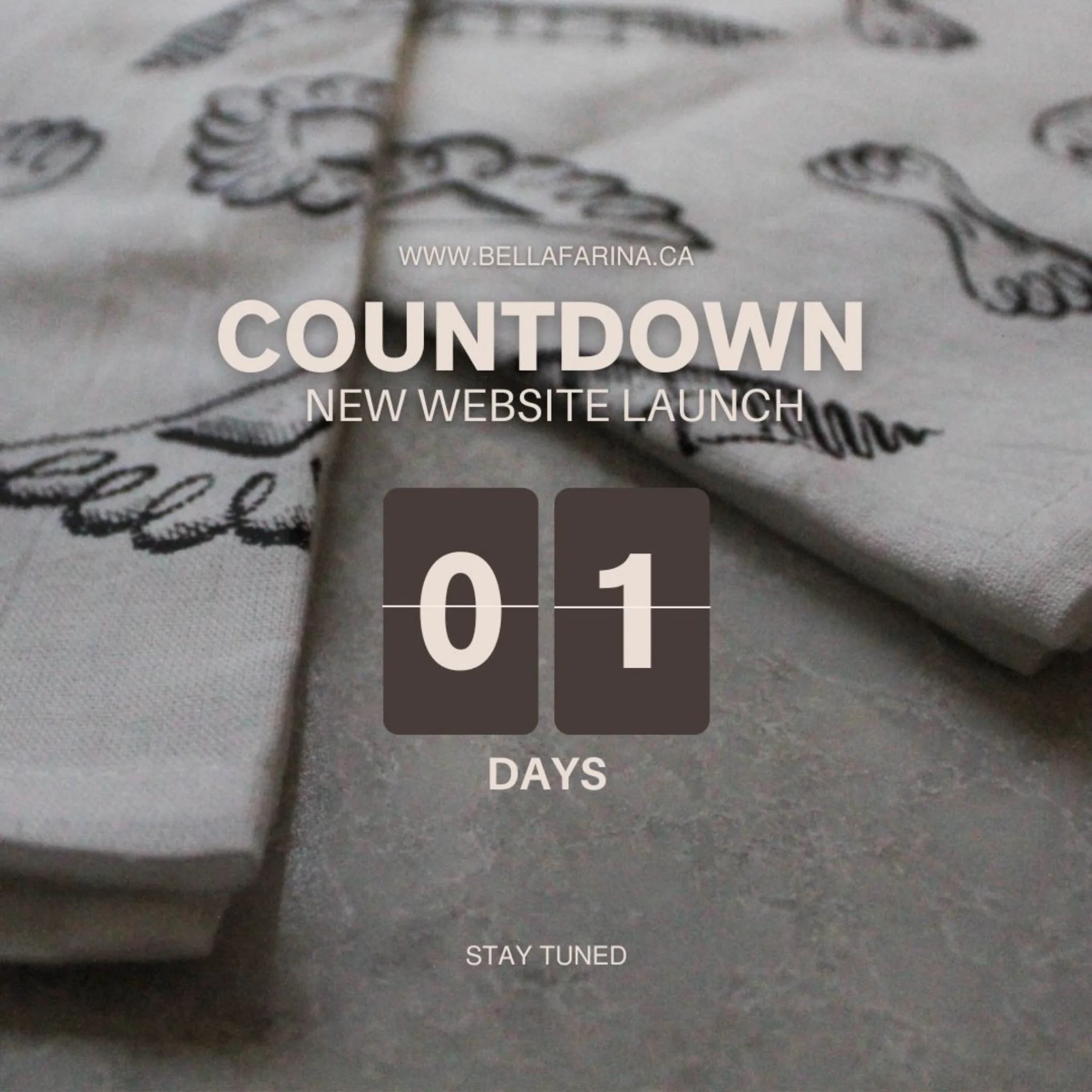 Tomorrow, Bella Farina goes live.

A curated collection inspired by the beauty of handmade pasta and the traditions that bring us together around the table.  Keeping it simple.  Keeping it happy.  See you tomorrow.