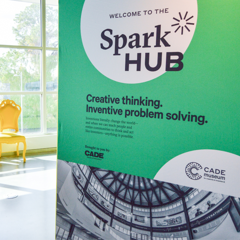 Spark Hub Pop-up in Cade Museum