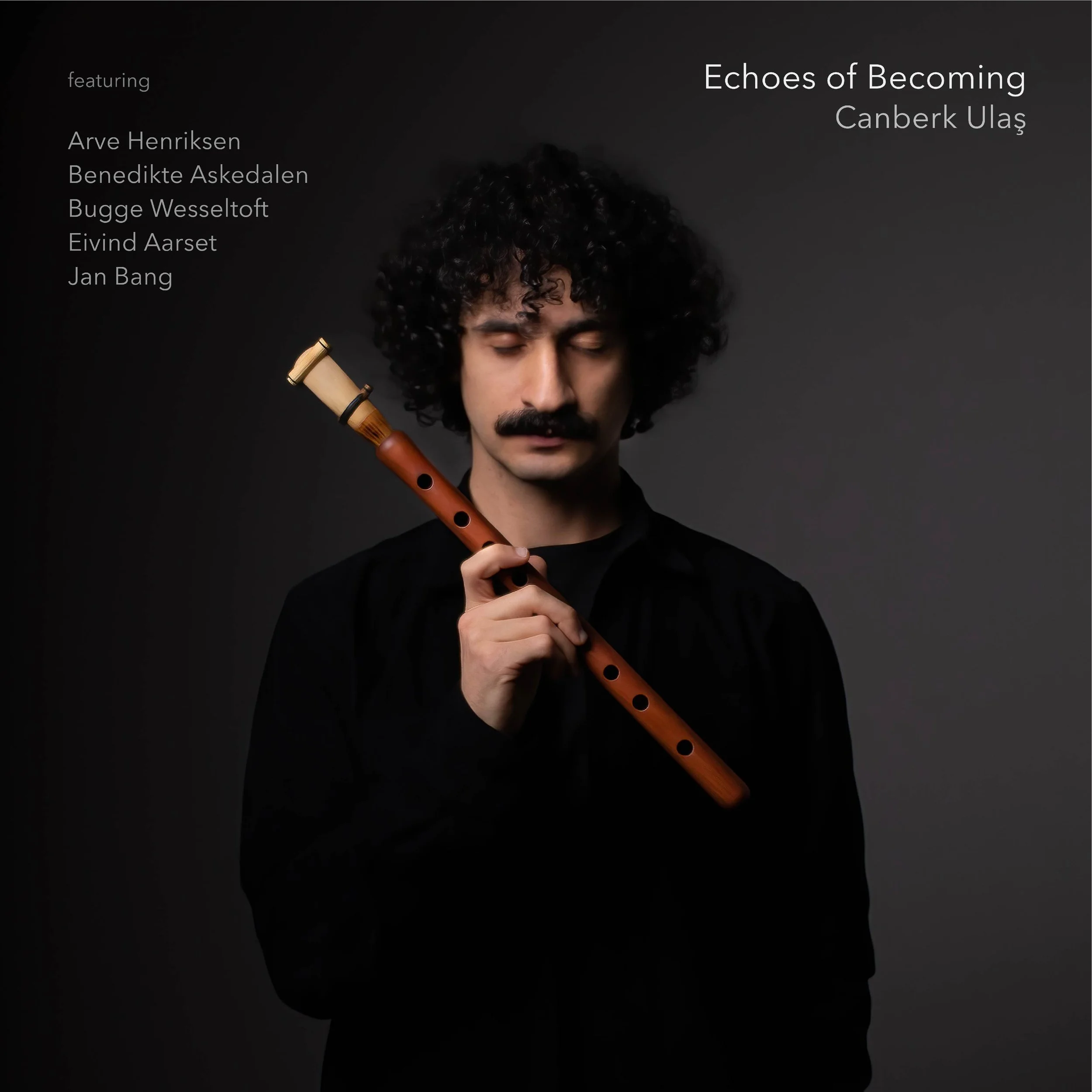 Cover of the album titled 'Echoes of Becoming' by Canberk Ulaș.