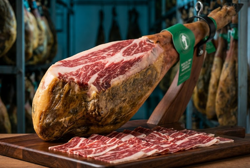 Jamón de Cebo de Campo Ibérico - Etiqueta Verde 🟢