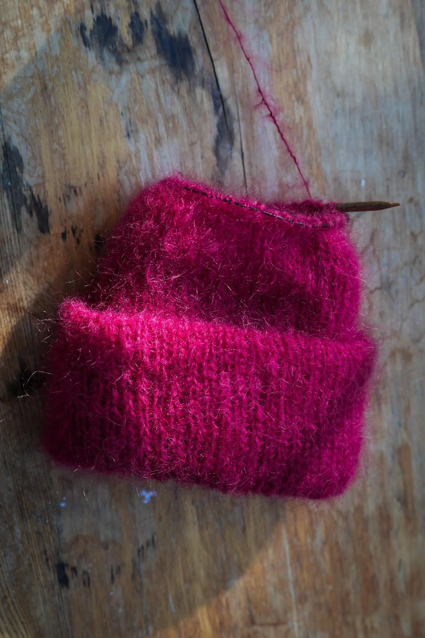 La toque mohair - Patron de tricot