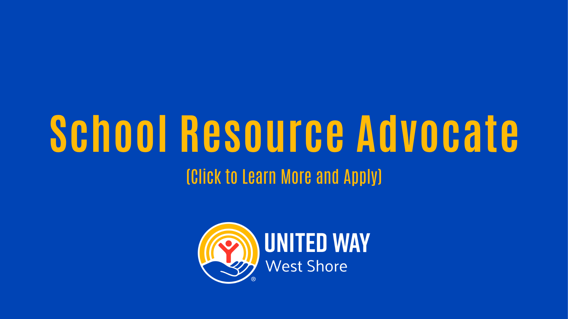 School Resource Advocate (Multiple Openings)