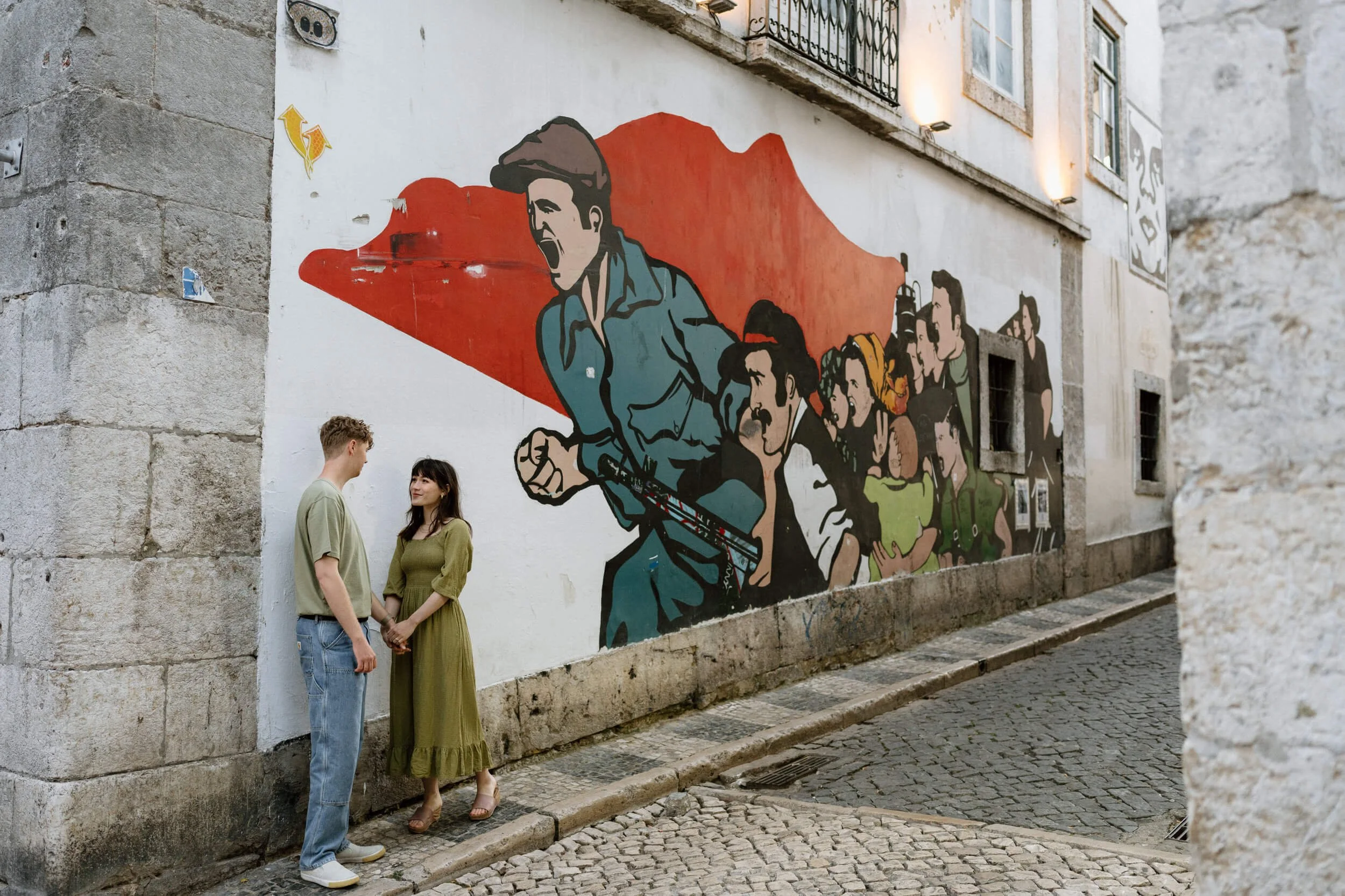 Engagement Photoshoot in Bairro Alto | Drew + Thena