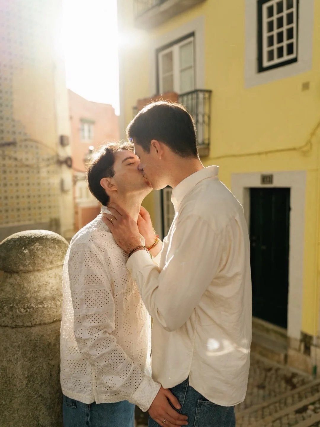 These two 💛 
Conor + Jack engagement photoshoot in Lisbon, April 2026