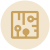 A simplified icon of a framed picture with people inside.