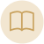 An open book with blank pages.