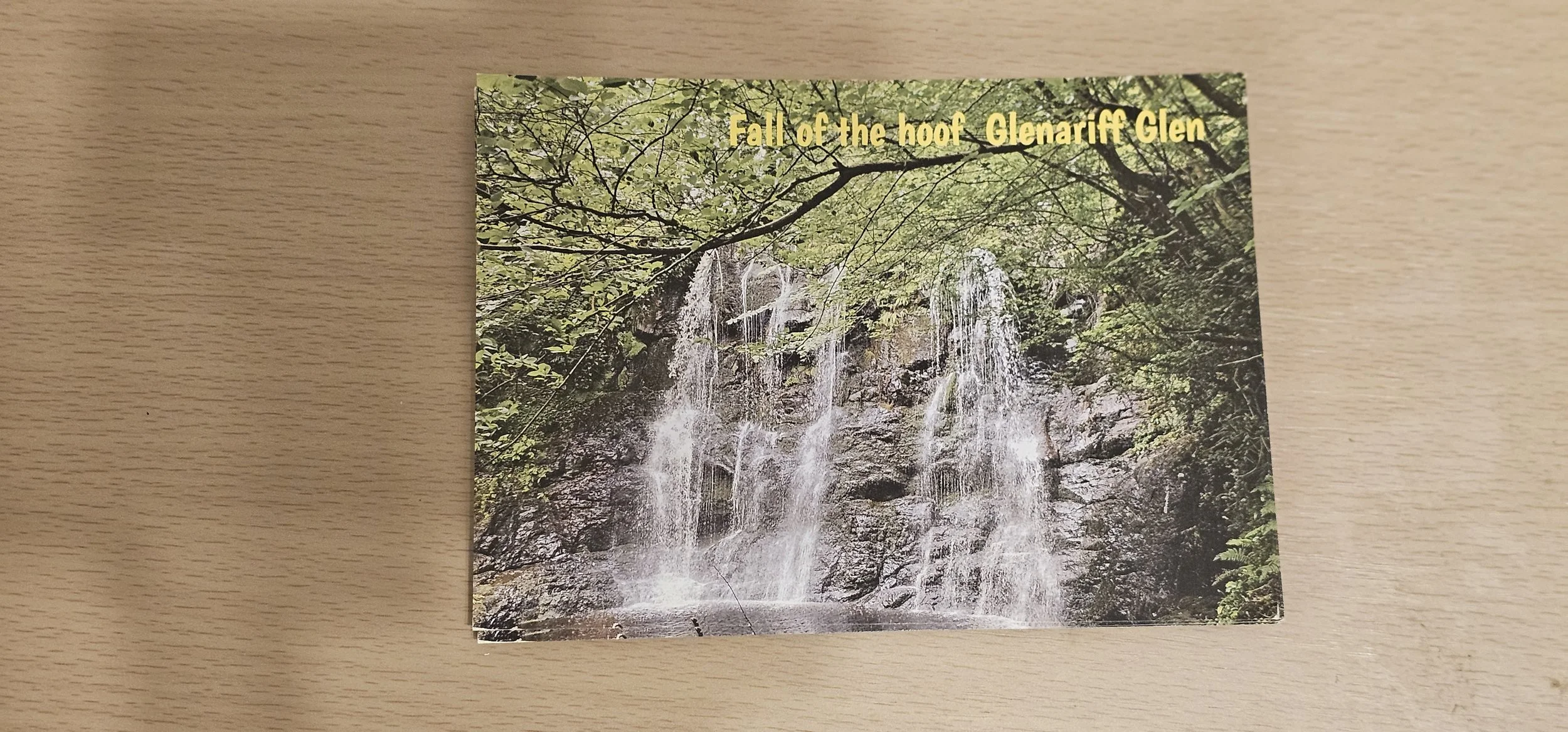 Glenariff Fall of the Hoof Postcard