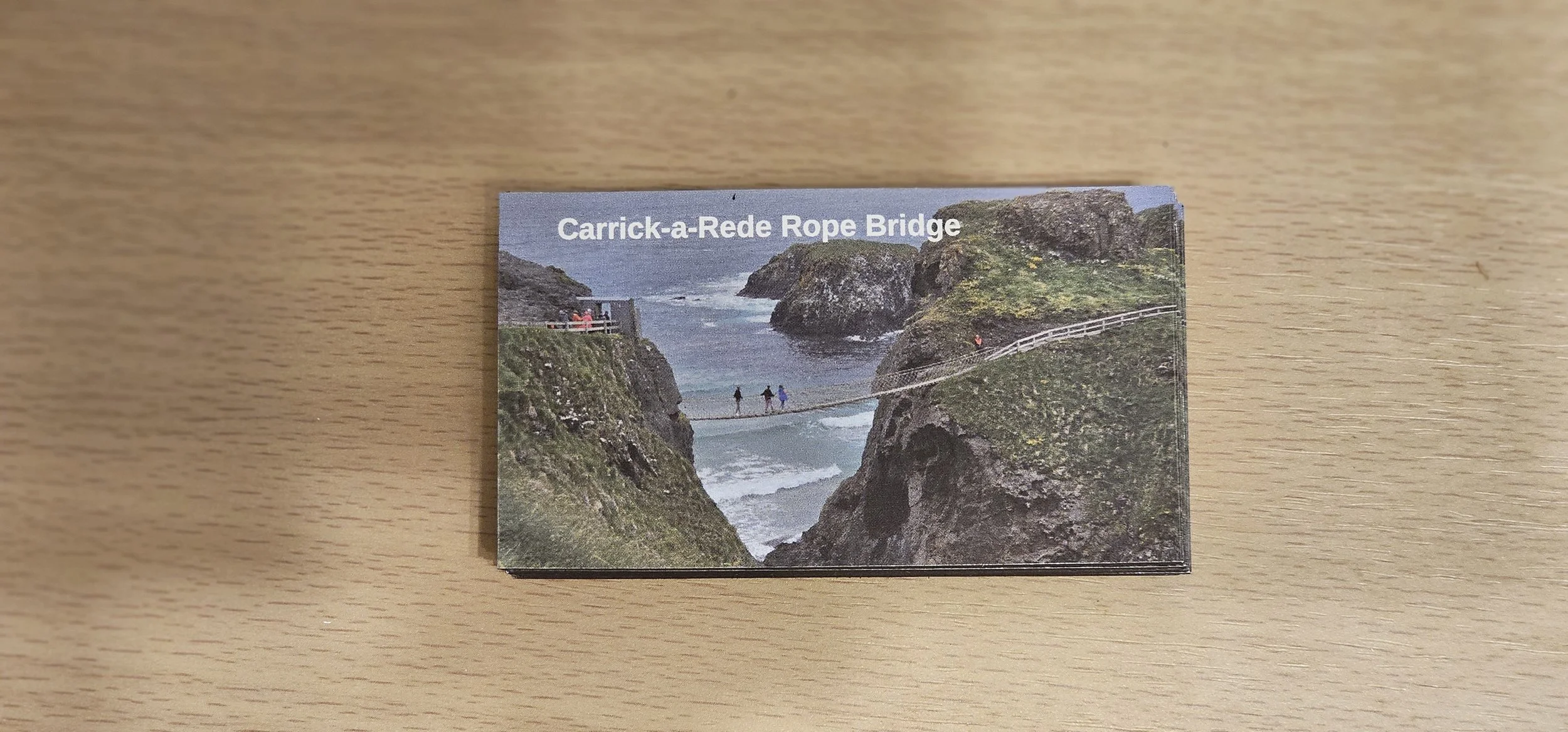 Carrick-a-Rede Rope Bridge 8.7cm x4.9cm Magnet