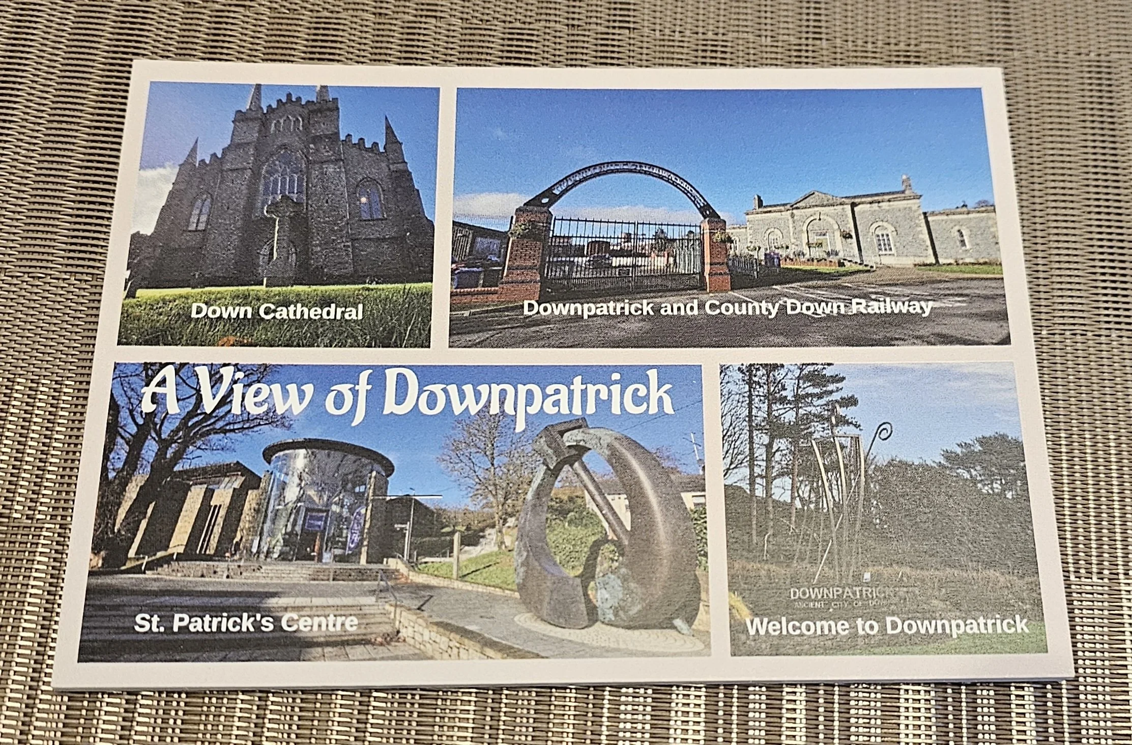 A View of Downpatrick Postcard